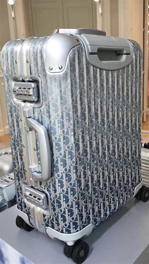 rimowa dior luggage price|dior rimowa suitcase.